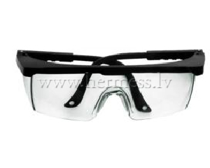 Aizsargbrilles, plastmasas ietvar, universls izmrs